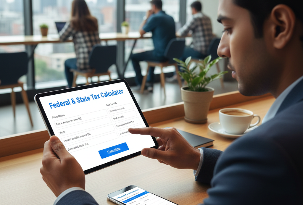 federal and state income tax calculator