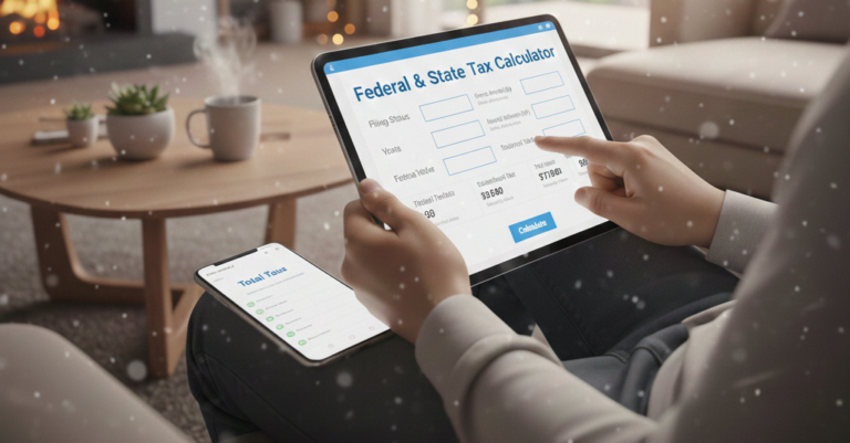 federal and state income tax calculator